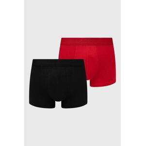 Boxerky Calvin Klein Underwear (2-pak) pánske, čierna farba