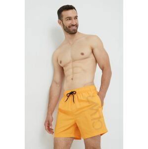 Plavkové šortky Colourwear Volley oranžová farba