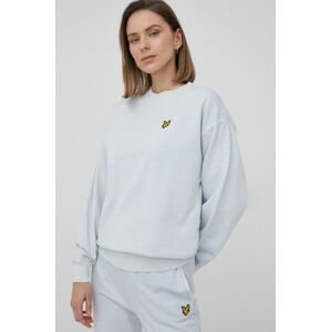 Bavlnená mikina Lyle & Scott dámska, , jednofarebná