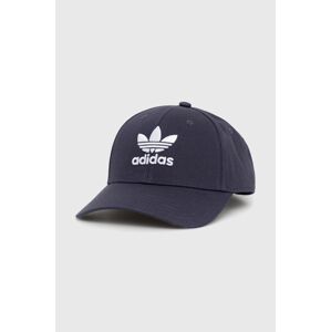 Bavlnená čiapka adidas Originals HD9698.M tmavomodrá farba, s nášivkou