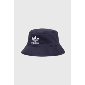 Klobúk adidas Originals Adicolor Trefoil Bucket Hat HD9710.M-SHANAV, tmavomodrá farba,