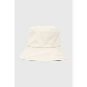 Bavlnený klobúk Gant béžová farba, bavlnený