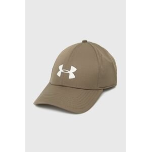 Čiapka Under Armour 1369781-001, zelená farba, jednofarebná