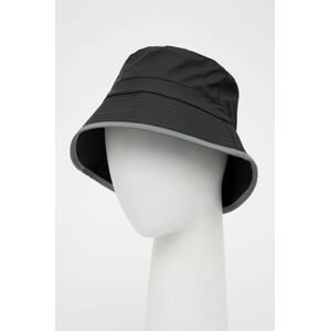 Klobúk Rains 14070 Bucket Hat Reflective čierna farba,