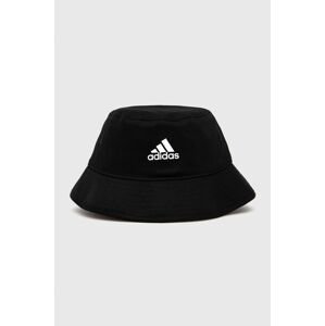 Bavlnený klobúk adidas H36810.D čierna farba, bavlnený
