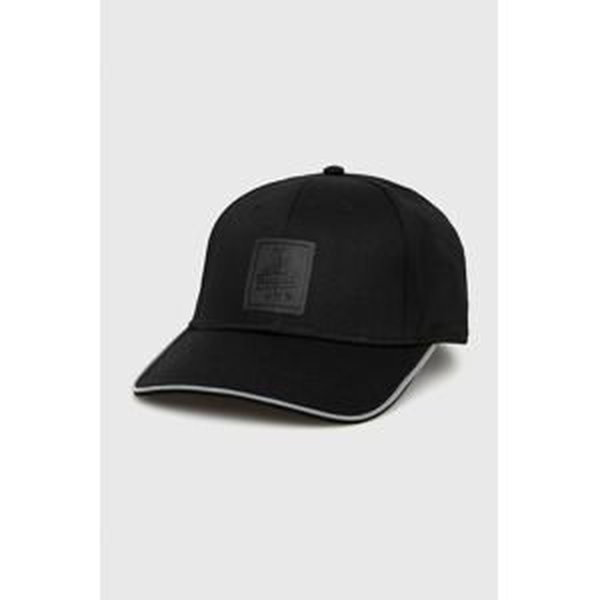 Bavlnená čiapka RefrigiWear čierna farba, s nášivkou