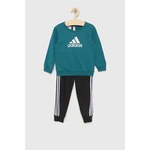 Detská tepláková súprava adidas Performance HF8822 zelená farba