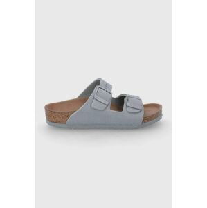 Detské šľapky Birkenstock šedá farba