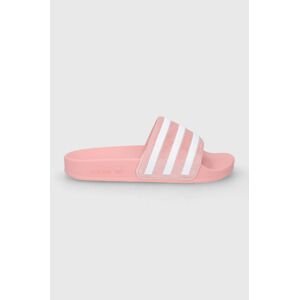 Šľapky adidas Originals GX3372-WONMA/WHT, dámske, ružová farba,