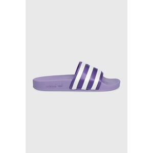 Šľapky adidas Originals Adilette GX8637-MAGL/WHT, dámske, fialová farba,