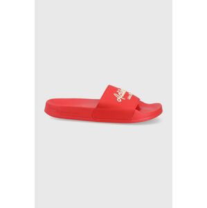 Šľapky adidas Adilette GW8751 dámske, červená farba,