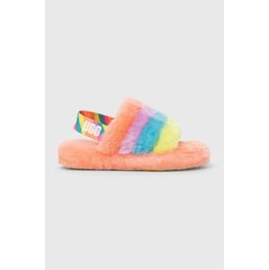 Detské vlnené papuče UGG Fluff Yeah Slide