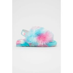 Detské vlnené papuče UGG Fluff Yeah Pride