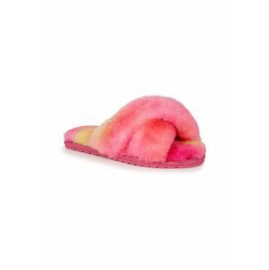 Detské papuče Emu Australia Mayberry Tie Dye Teens ružová farba
