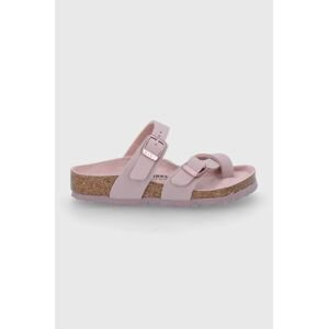 Detské sandále Birkenstock fialová farba