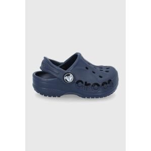 Detské šľapky Crocs tmavomodrá farba