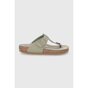 Žabky Birkenstock Medina pánske, zelená farba