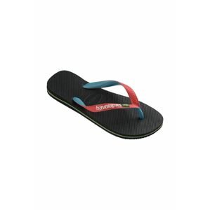 Žabky Havaianas Brasil čierna farba