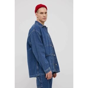 Rifľová bunda Dr. Denim pánska, prechodná, oversize