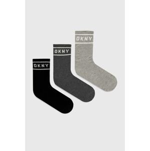 Ponožky Dkny dámske, šedá farba
