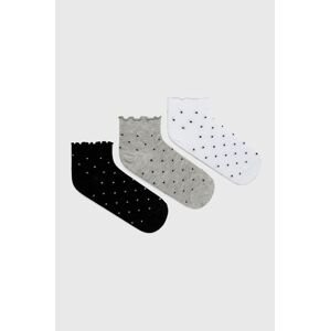 Ponožky women'secret Generic Socks Packs dámske, čierna farba