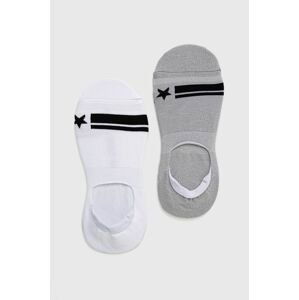 Ponožky Converse dámske, biela farba