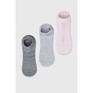 Ponožky Skechers dámske, šedá farba