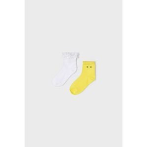 Detské ponožky Mayoral žltá farba