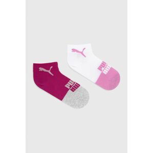 Detské ponožky Puma (2-pak) 935462.G ružová farba
