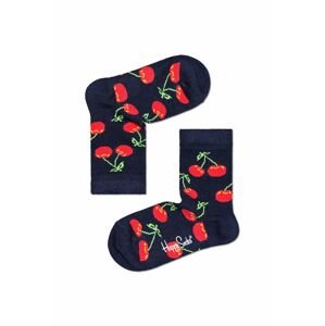 Detské ponožky Happy Socks tmavomodrá farba