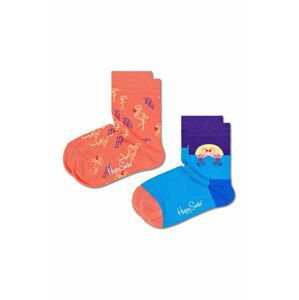 Detské ponožky Happy Socks (2-pak)