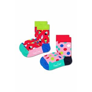 Detské ponožky Happy Socks (2-pak)