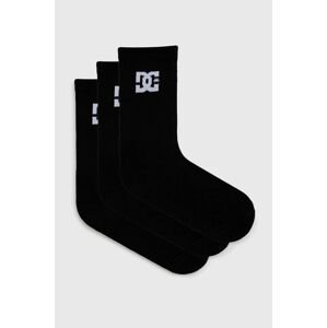 Ponožky Dc pánske, čierna farba