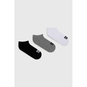 Ponožky Dc (3-pak) pánske, šedá farba