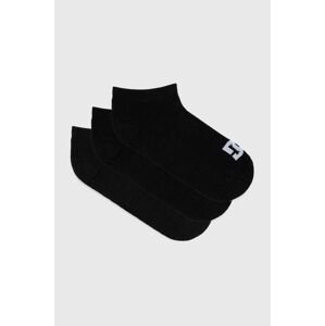 Ponožky Dc (3-pak) pánske, čierna farba