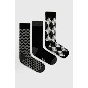 Ponožky Dkny pánske, čierna farba