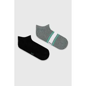 Ponožky Tommy Hilfiger (2-pak) pánske, čierna farba