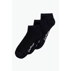 Ponožky Hype (3-pak) pánske, čierna farba