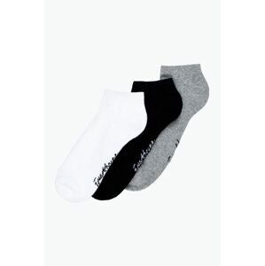 Ponožky Hype (3-pak) pánske, čierna farba