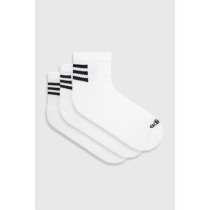 Ponožky adidas (3-pak) HD2211 biela farba
