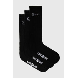 Ponožky Karl Kani (3-pak) čierna farba