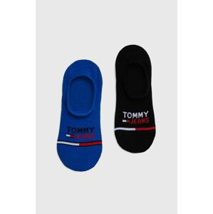 Ponožky Tommy Jeans 2-pak béžová farba