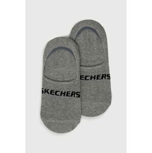 Ponožky Skechers (2-pak) šedá farba