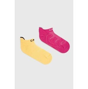 Ponožky CMP (2-pak) ružová farba