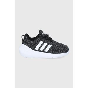 Detské topánky adidas Originals Swift Run GW8180 čierna farba