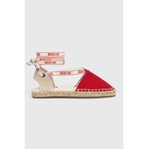 Espadrilky Big Star červená farba,