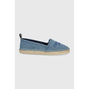 Espadrilky Calvin Klein Jeans fialová farba,