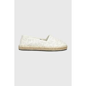 Espadrilky Calvin Klein Jeans biela farba,