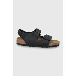 Kožené sandále Birkenstock Milano 34193.Milano-Black, dámske, čierna farba