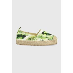 Espadrilky Blauer zelená farba,